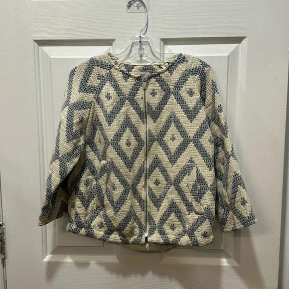 Zara Girls BEAUTIFUL woven jacket size 7/8 EUC - Picture 1 of 5